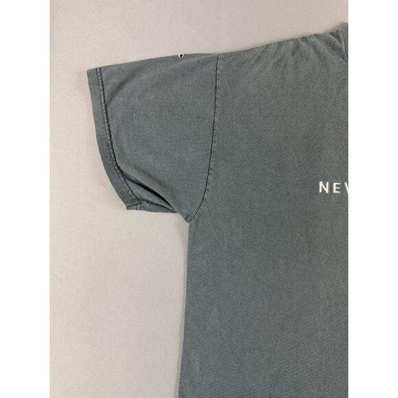 Rare Vintage 90s New York City NYC Black Faded Shirt Stitched Logo Spell Out XL - Picture 4 of 10